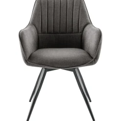 Eetkamerstoel Tiptoni draaibaar antraciet