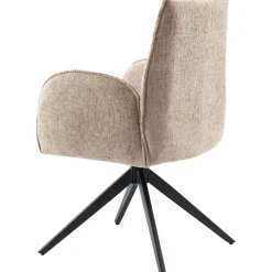 Eetkamerstoel Troi draaibaar taupe