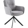 Eetkamerstoel Upland draaibaar grijs