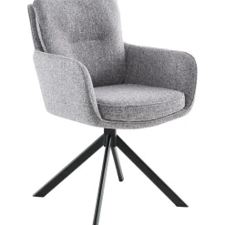 Eetkamerstoel Upland draaibaar grijs