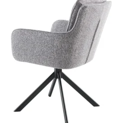 Eetkamerstoel Upland draaibaar grijs