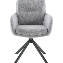 Eetkamerstoel Upland draaibaar grijs