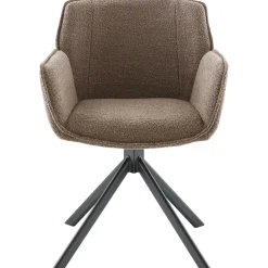 Eetkamerstoel Wadlo draaibaar bruin