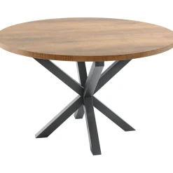 Eettafel Caltana 130 cm lichtbruin rond