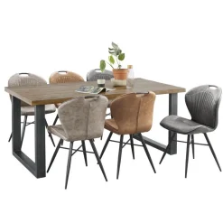 Eettafel Indusy-Cale mangohout 190x95 cm rechthoekig