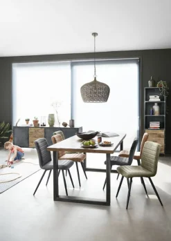 Eettafel Indusy-Cale mangohout 190x95 cm rechthoekig