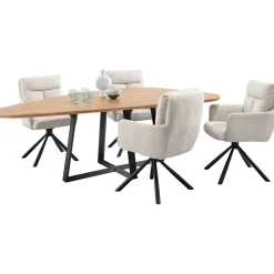 Eettafel Levado 225x120 cm kiezel