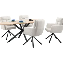 Eettafel Levado 200x100 cm organisch