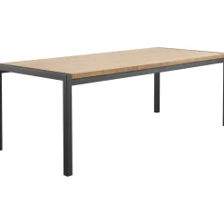 Eettafel Mantera 220x100 cm rechthoekig lichtbruin