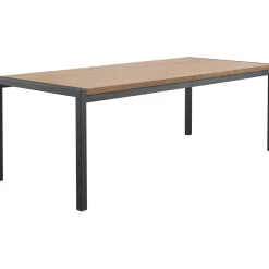 Eettafel Mantera 190x90 cm rechthoekig donkerbruin