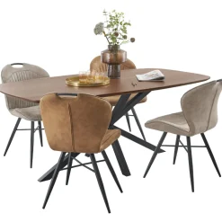 Eettafel Maverna mangohout 220x105 cm ovaal