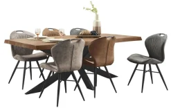 Eettafel Newhaven mangohout 200x100 cm rechthoekig