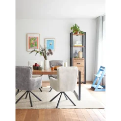 Eettafel Newhaven U-poot 160x90 cm rechthoekig