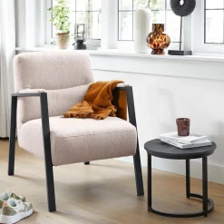 Fauteuil Safira beige