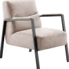 Fauteuil Safira lichtbruin