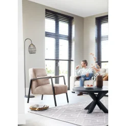 Fauteuil Safira lichtbruin