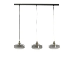 Hanglamp Ambada smoke glas 3-lichts