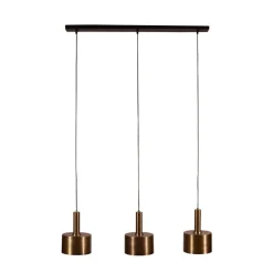 Hanglamp Bincerro goud 100x8x150 cm 3-lichts