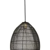 Hanglamp Merrit 30x37 cm zwart