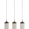 Hanglamp Skye bruin 3-lichts