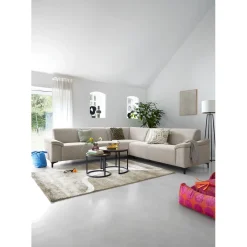 Hoekbank Aveiro beige basic comfort