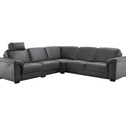 Hoekbank Candelas antraciet relaxfunctie excellent comfort