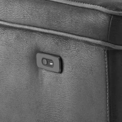 Hoekbank Candelas antraciet relaxfunctie premium comfort