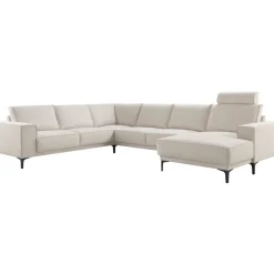Hoekbank links Calira beige basic comfort
