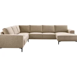 Hoekbank links Calira bruin basic comfort