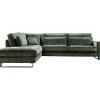 Hoekbank links Coventry groen basic comfort