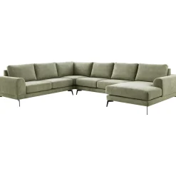 Hoekbank links Flandria groen basic comfort