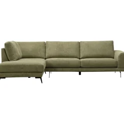Hoekbank links Flandria groen basic comfort