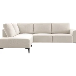 Hoekbank links Garzeno beige basic comfort
