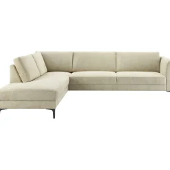 Hoekbank links Gulnare beige basic comfort
