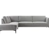 Hoekbank links Gulnare grijs basic comfort