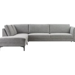 Hoekbank links Gulnare grijs basic comfort