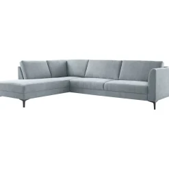 Hoekbank links Gulnare lichtgrijs premium comfort