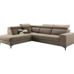 Hoekbank links Ixonia grijs excellent comfort