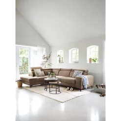 Hoekbank links Ixonia grijs premium comfort