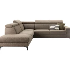 Hoekbank links Ixonia grijs basic comfort