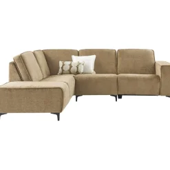 Hoekbank links Laeny bruin premium comfort