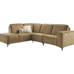 Hoekbank links Laeny bruin premium comfort
