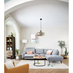 Hoekbank links Nyborg grijs relaxfunctie premium comfort