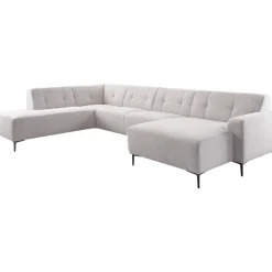 Hoekbank links Tordera grijs basic comfort