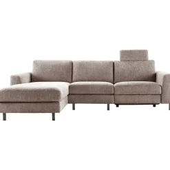 Hoekbank links Totham bruin relaxfunctie basic comfort