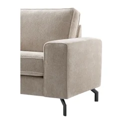 Hoekbank links Totham taupe basic comfort