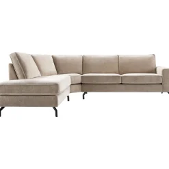 Hoekbank links Totham taupe excellent comfort