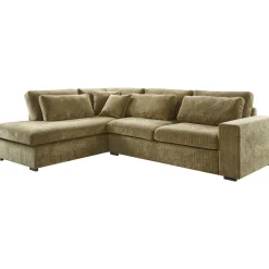 Hoekbank links Yukom groen basic comfort