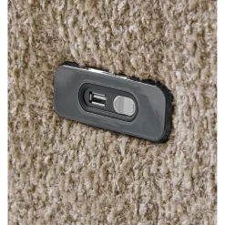 Hoekbank Moulti grijs relaxfunctie links premium comfort