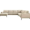 Hoekbank rechts Alburg beige premium comfort
